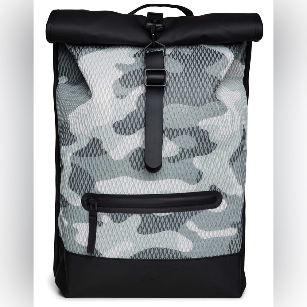 Rains Rolltop Rucksack Waterproof Backpack - Picture 3 of 6